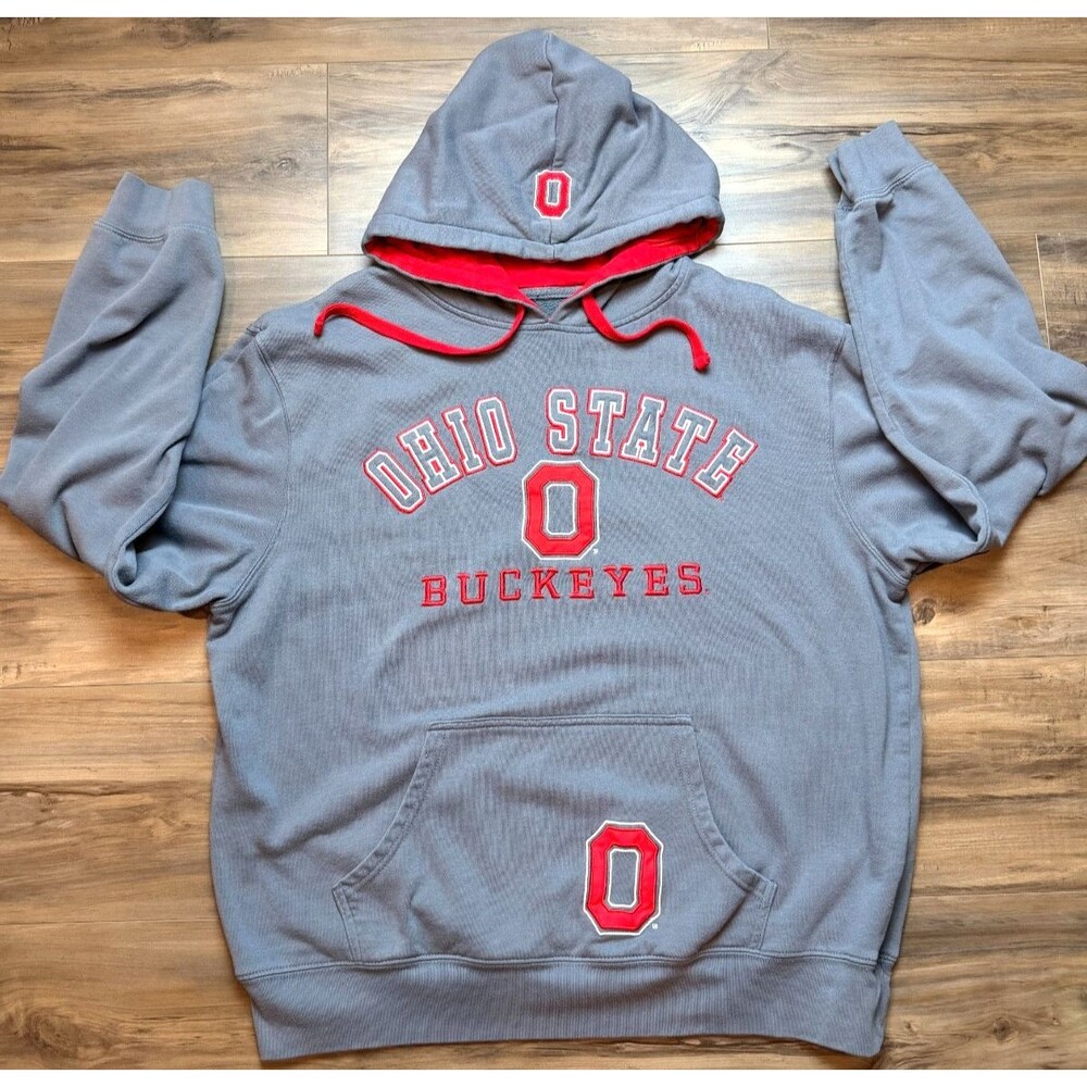 Ohio State Varsity Authentic Apparel Ohio State Buckeyes Pullover Hoodie SZ XL